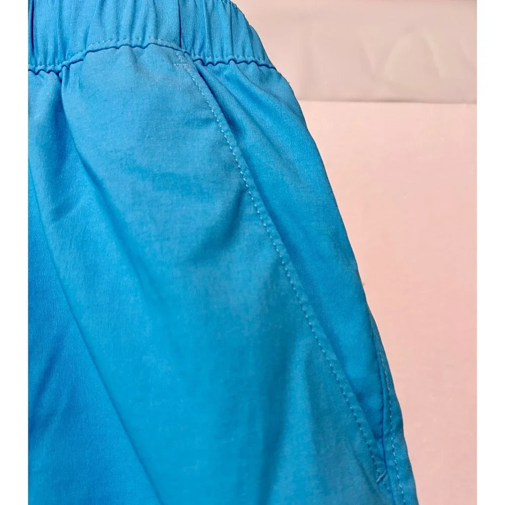 The North Face Mens Class V Water Shorts Blue Elastic Waist Inseam 5 Medium